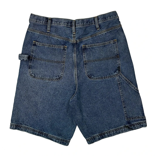Vintage Unbranded Denim Shorts - 32W 10L Blue Cotton