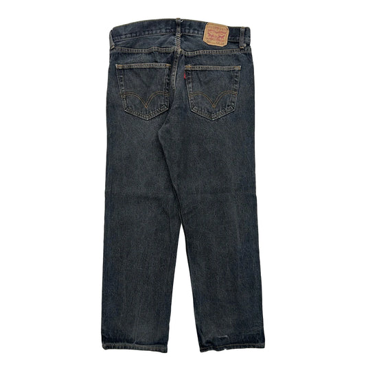 501 Levis Jeans - 34W 30L Dark Wash Denim