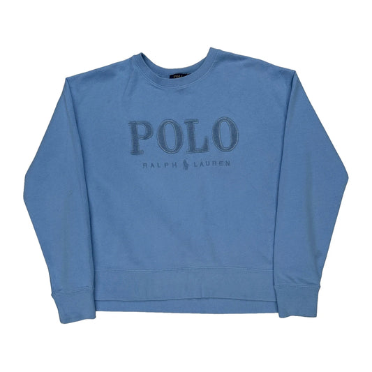 Polo By Ralph Lauren Sweatshirt - Medium Blue Cotton