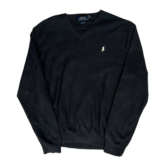 Polo By Ralph Lauren Jumper - Large Black Cotton