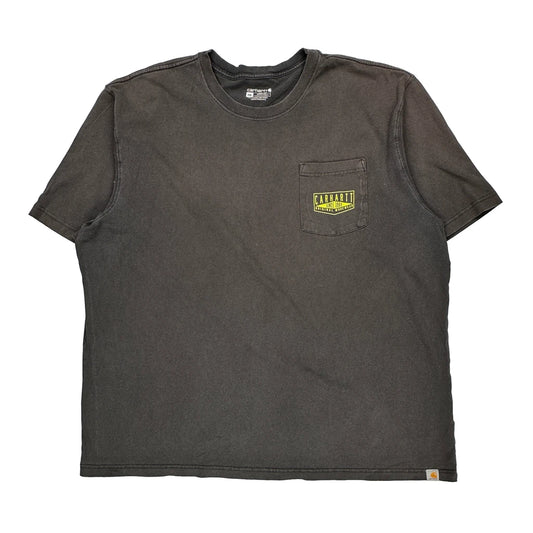 Original Workwear Carhartt T-Shirt - 2XL Grey Cotton