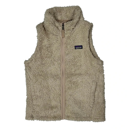 Vintage Patagonia Fleece Gilet - Medium Beige Polyester