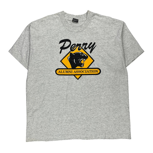 Alumni Association Fruit Of The Loom Single Stitch T-Shirt - 2XL Black Cotton Blend