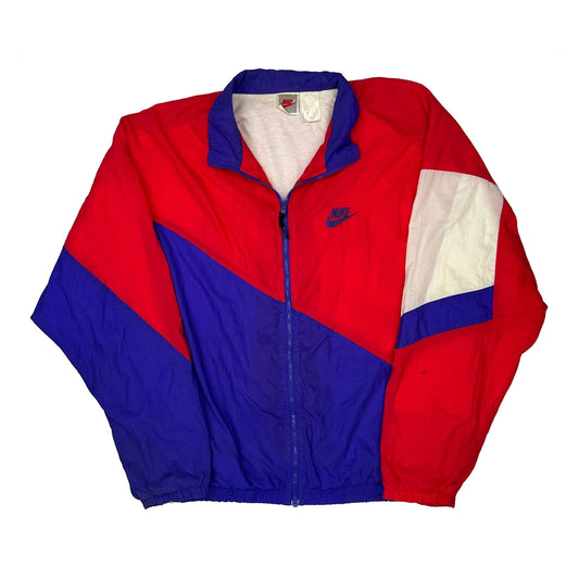 Nike Track Jacket - XL Blue Nylon