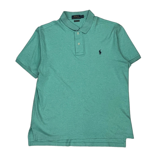 Polo By Ralph Lauren Polo Shirt - Large Blue Cotton