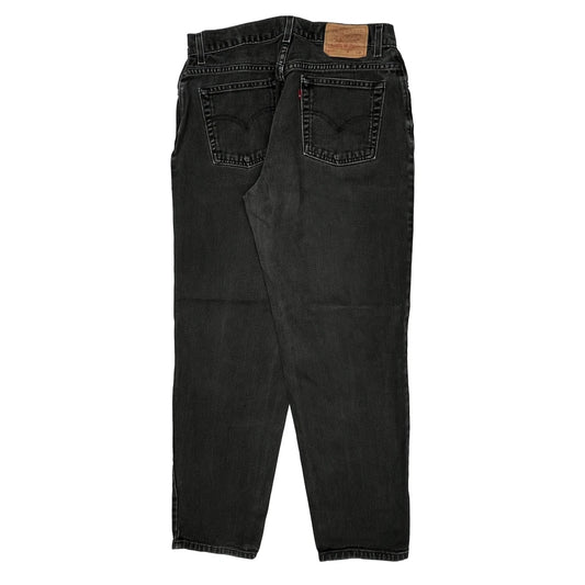 90S Levis 550 Jeans - 33W UK 14 Black Cotton