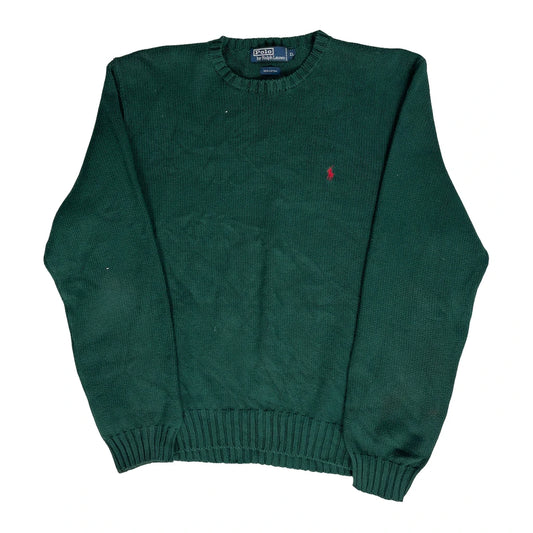 Polo By Ralph Lauren Jumper - XL Green Cotton