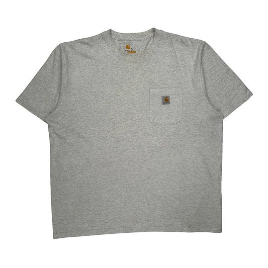 Vintage Carhartt T-Shirt - XL Grey Cotton