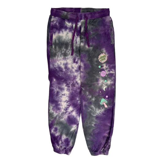 Vintage Santa Cruz Tie-Dye Joggers - Medium Purple Cotton