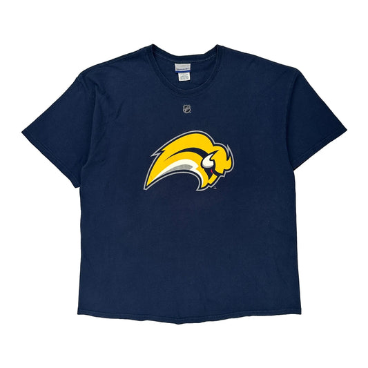 Buffalo Sabres Reebok Nhl T-Shirt - XL Navy Cotton
