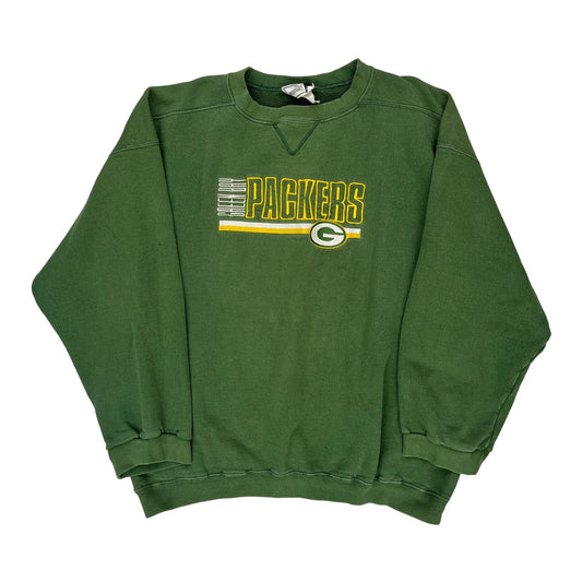 Green Bay Packers Puma Football Sweatshirt - 2XL Green Cotton