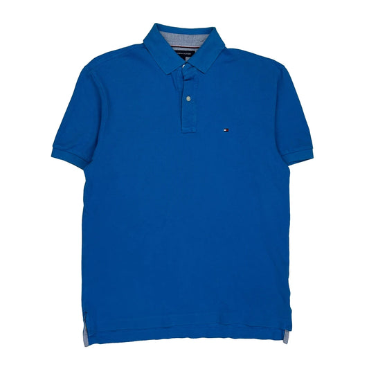 Vintage Tommy Hilfiger Polo Shirt - Medium Blue Cotton