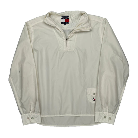 Tommy Jeans Windbreaker - XL White Nylon