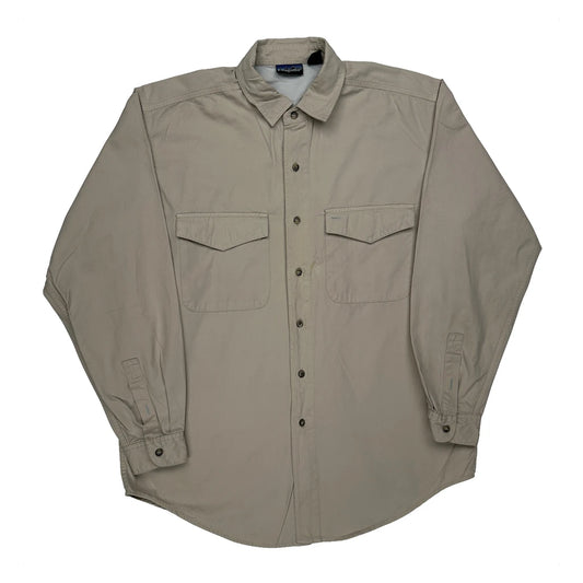 Vintage Patagonia Shirt - Medium Beige Cotton