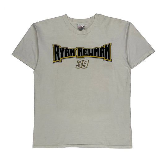 Ryan Newman Chase Authentics Nascar T-Shirt - Large White Cotton