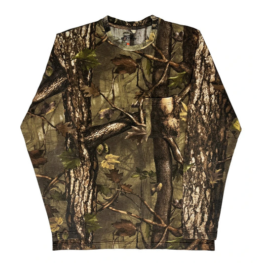 Unbranded Camo Long Sleeve T-Shirt - XL Camo Cotton