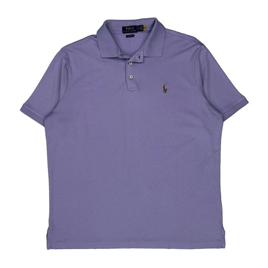 Polo By Ralph Lauren Polo Shirt - Large Purple Cotton