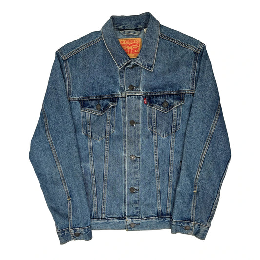 Levis Denim Jacket - Large Blue Denim