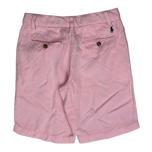 Age 12 Polo By Ralph Lauren Chino Shorts - Medium Pink Linen