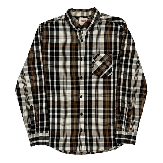 Levis Checked Shirt - Small Multicoloured Cotton Blend