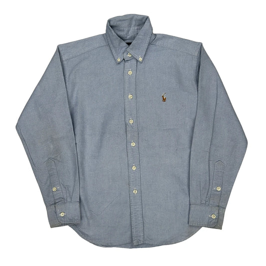 Age 6-7 Ralph Lauren Shirt - Small Blue Cotton