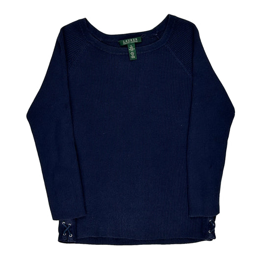 Ralph Lauren Jumper - Small Navy Cotton