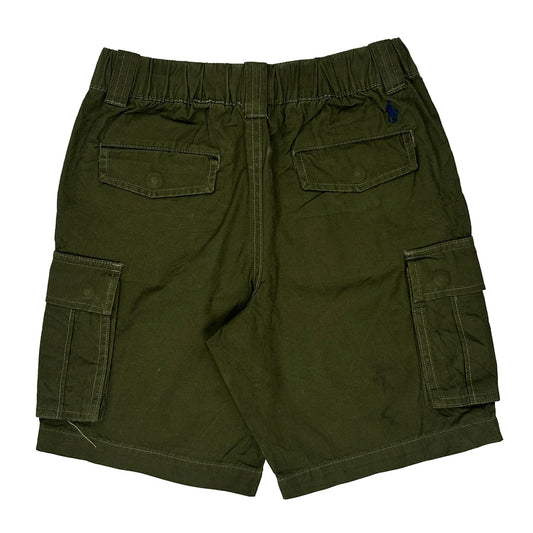 Age 6-7 Polo By Ralph Lauren Cargo Shorts - Small Green Cotton