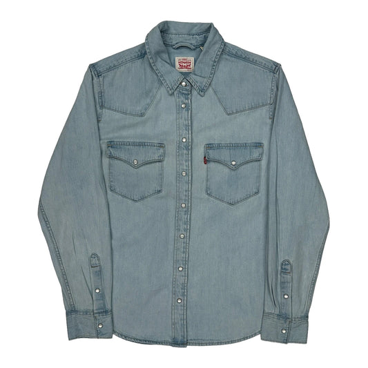 Levis Denim Shirt - Medium Light Wash Cotton