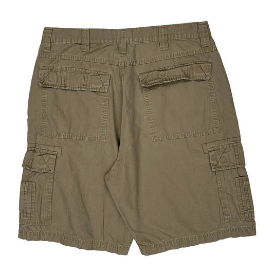 Wrangler Cargo Shorts - 34W 10L Khaki Cotton