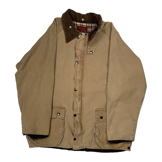 Vintage Hi-Diver Checked Jacket - XL Brown Cotton