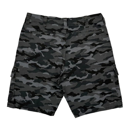 Wrangler Camo Cargo Shorts - 34W 11L Camo Cotton