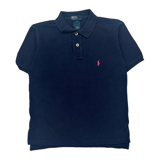 Age 7 Polo By Ralph Lauren Polo Shirt - Small Navy Cotton