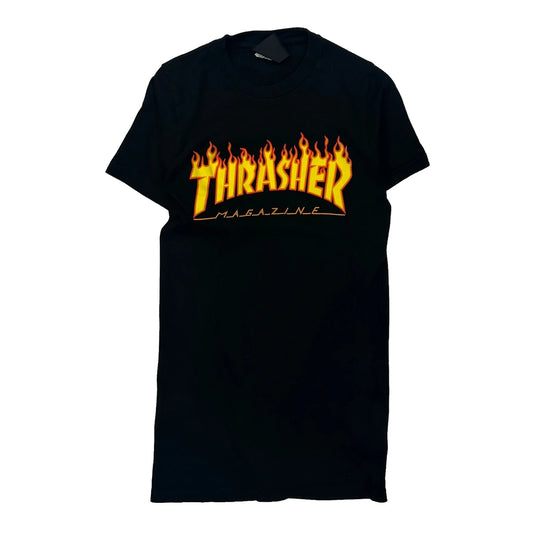 Thrasher Graphic T-Shirt - XS Black Cotton