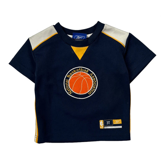 Age 3 Reebok Nba Jersey - XS Navy Polyester