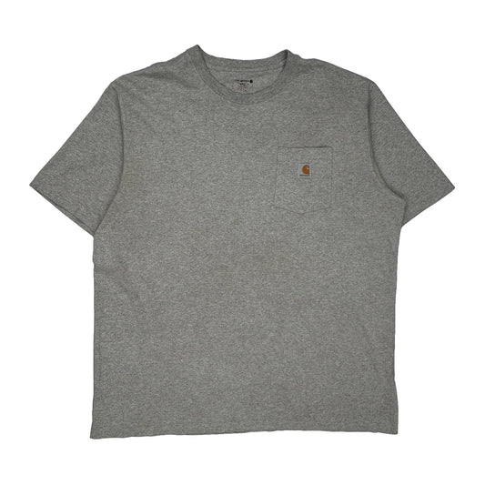 Carhartt T-Shirt - XL Grey Cotton