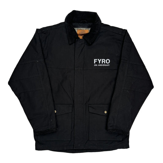 20Th Anniversary Canada Sportswear Workwear Jacket - Medium Black Cotton