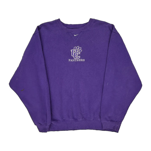 Panthers Nike College Sweatshirt - XL Purple Cotton