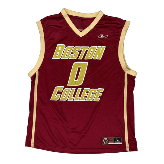 Boston College Reebok College Jersey - Large Burgundy Polyester