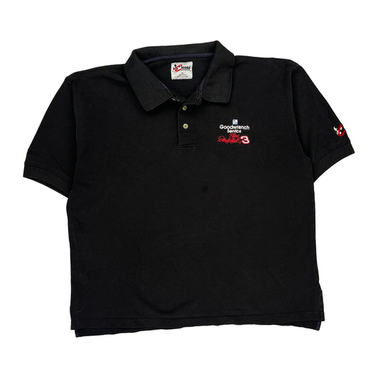 Dale Earnhardt Chase Authentics Nascar Polo Shirt - XL Black Cotton