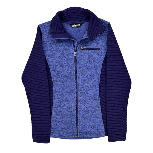 The North Face Fleece Jacket - Small Blue Polyester