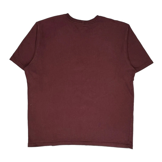 Carhartt T-Shirt - XL Burgundy Cotton