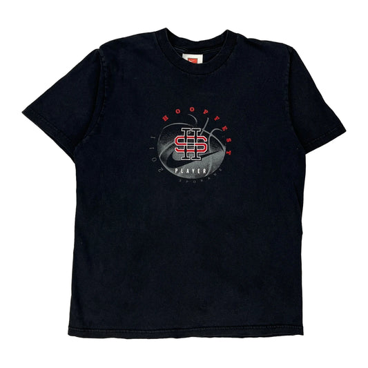 Nike T-Shirt - Large Black Cotton