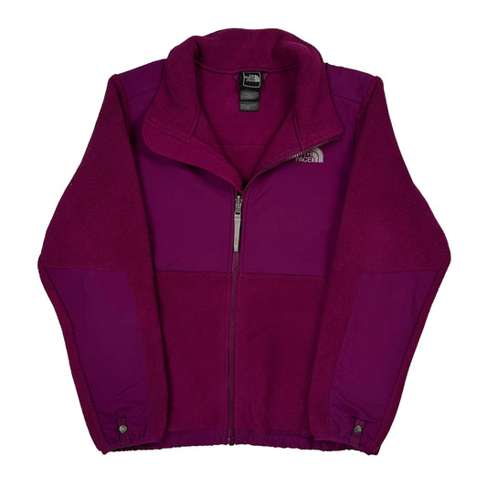 Age 14-16 The North Face Fleece Jacket - Large Purple Polyester