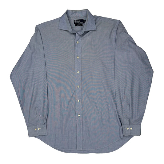 Polo By Ralph Lauren Shirt - Large Blue Cotton