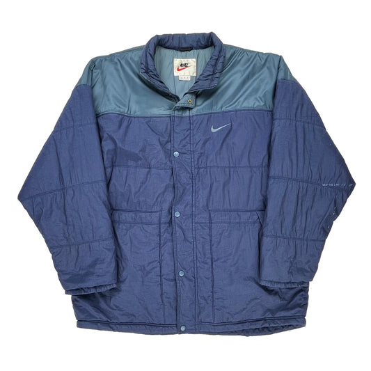 Nike Puffer - XL Blue Polyester