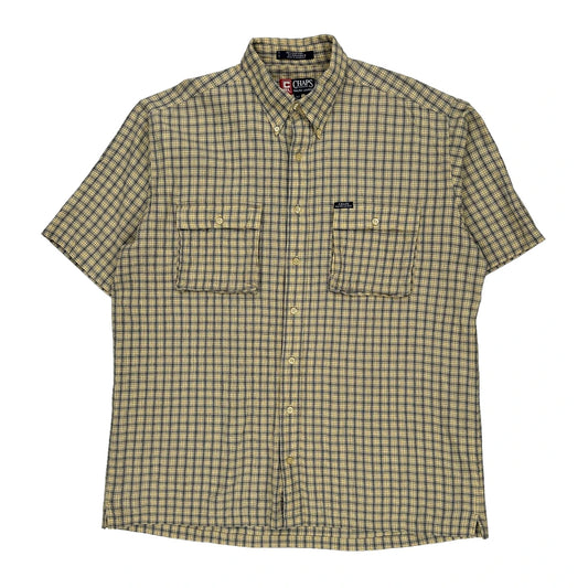 Chaps Ralph Lauren Checked Short Sleeve Shirt - XL Multicoloured Cotton Blend