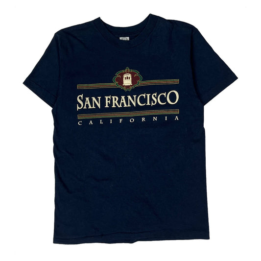 San Francisco Turner Original Graphic T-Shirt - Medium Navy Cotton