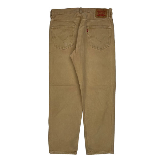550 Levis Jeans - 33W 30L Beige Cotton