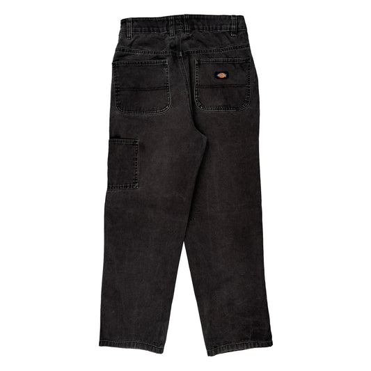 Dickies Carpenter Trousers - 29W UK 10 Black Cotton