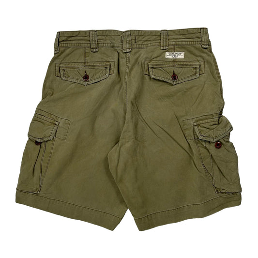 Polo By Ralph Lauren Cargo Shorts - 34W 10L Green Cotton